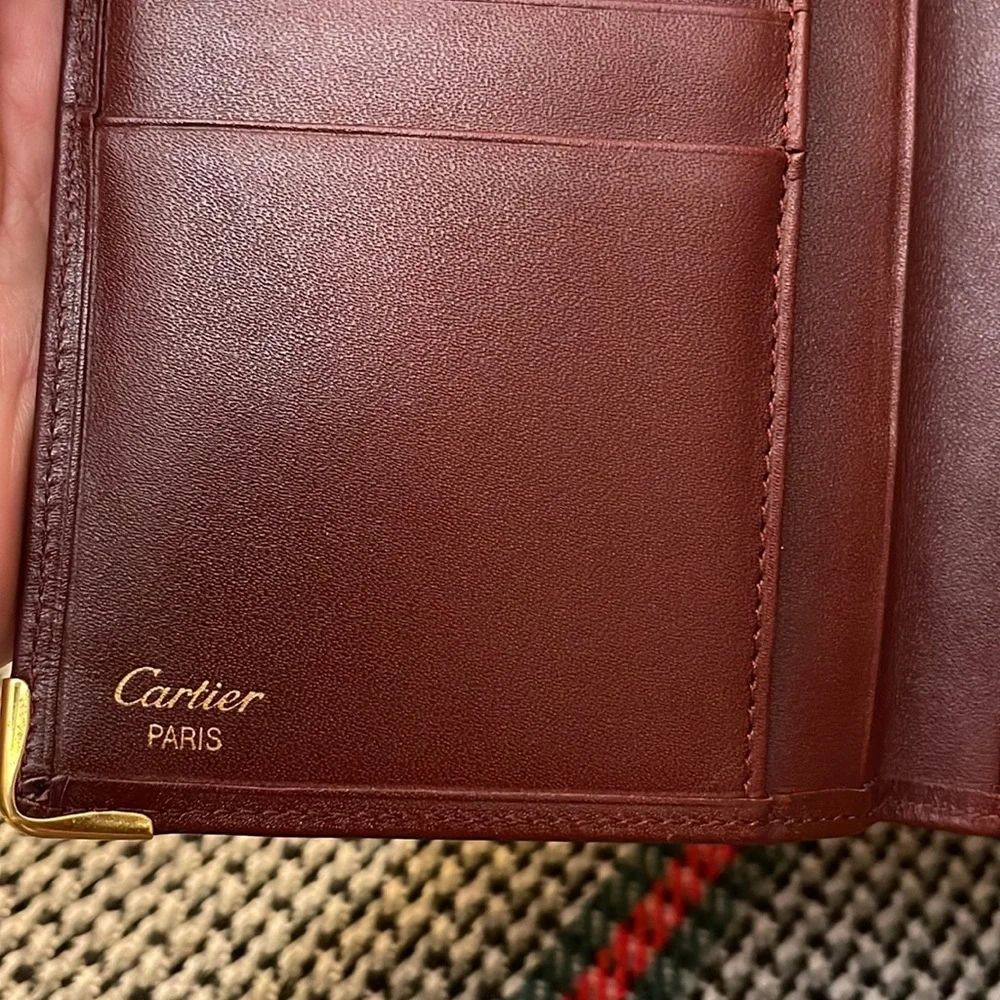 Authentic Vintage Cartier Bifold wallet